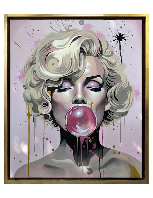 Pintura Monroe técnica acrílico Lune Art Gallery