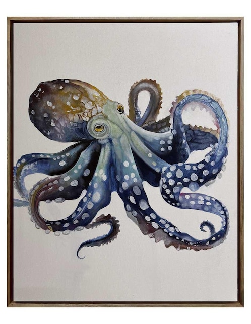 Pintura Octopus técnica acrílico Lune Art Gallery AnimalArt
