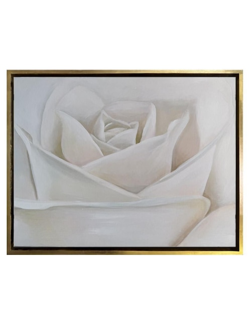 Pintura White Flower técnica acrílico Nature 1