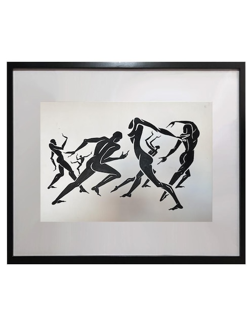 Pintura Encuentro técnica acrílico Lune Art Gallery MILLENIART