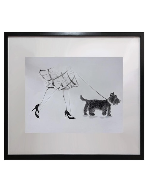 Pintura Just A Walk técnica acrílico Lune Art Gallery MilleniArt