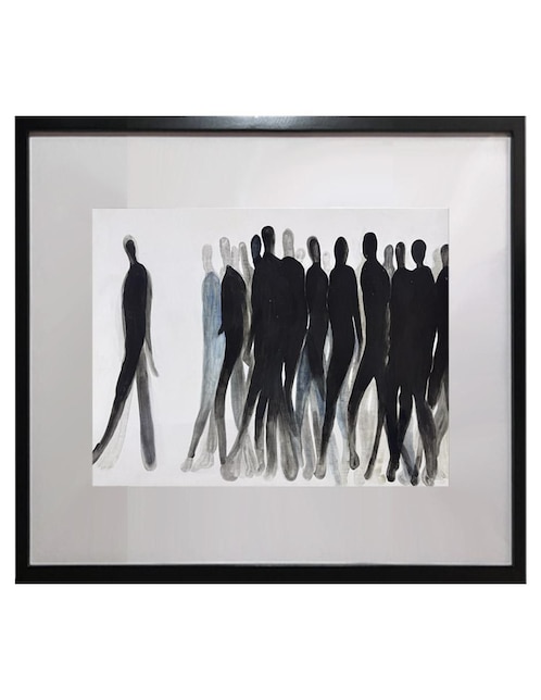 Pintura Other people técnica acrílico Lune Art Gallery Black & White