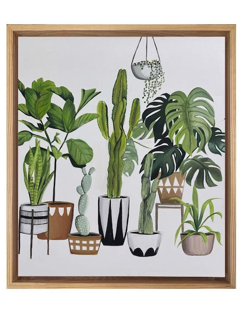 Pintura Plant lover técnica acrílico Lune Art Gallery Plants