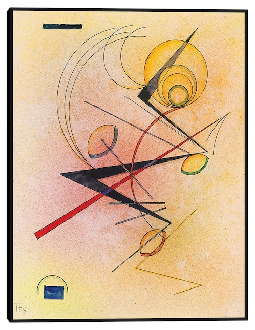 Cuadro decorativo Pequeños cálidos (1928) técnica mixta Cuadros Jr Colores