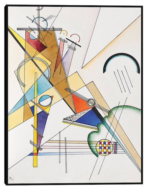 Cuadro decorativo Tejido (1923) técnica mixta Cuadros Jr Colores
