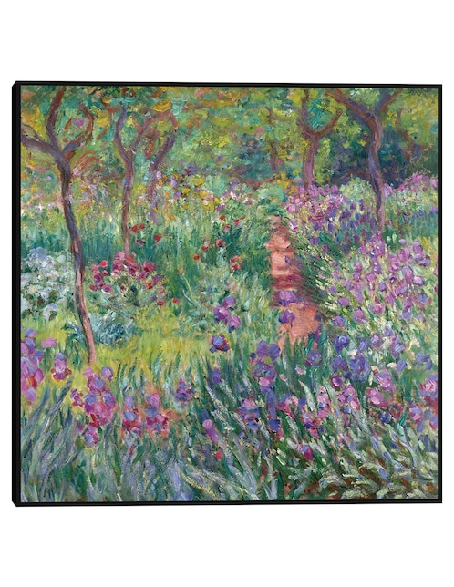 Cuadro decorativo El jardín del artista en Giverny (1900) técnica mixta Cuadros Jr Primavera