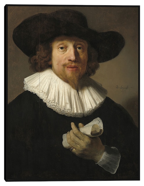 Cuadro decorativo Hombre con una partitura (1633) técnica mixta Cuadros Jr Colores