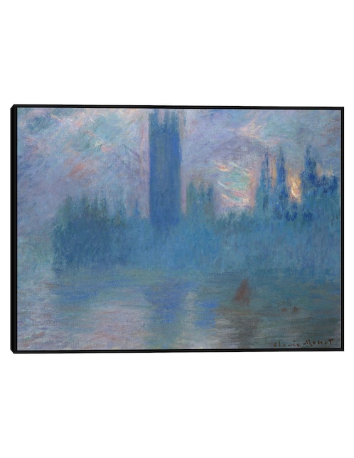 Cuadro decorativo Casas del Parlamento, Londres (1900) técnica mixta Formas 1