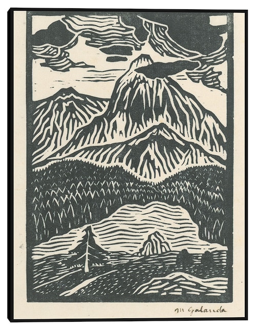 Cuadro decorativo Otoño II (1924) técnica mixta Formas 1