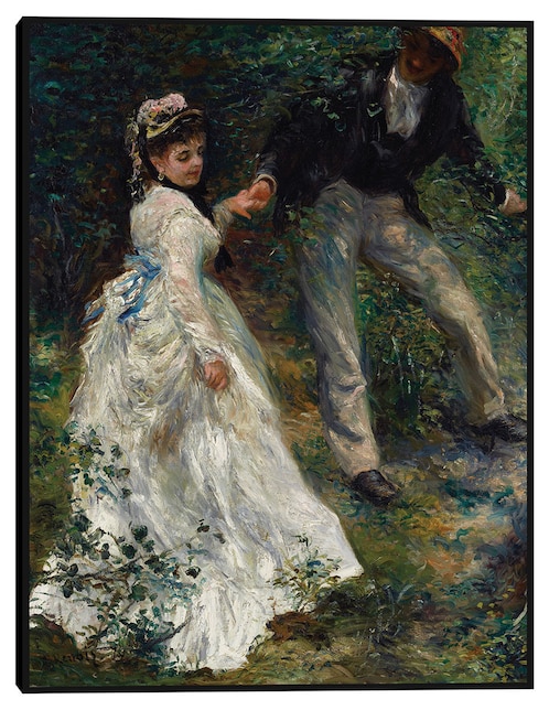 Cuadro decorativo El Paseo (1870) técnica mixta Gente 1