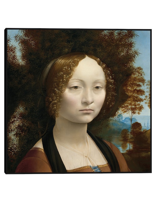 Cuadro decorativo Ginevra de' Benci [anverso], c. (1474-1478) técnica mixta Gente 1