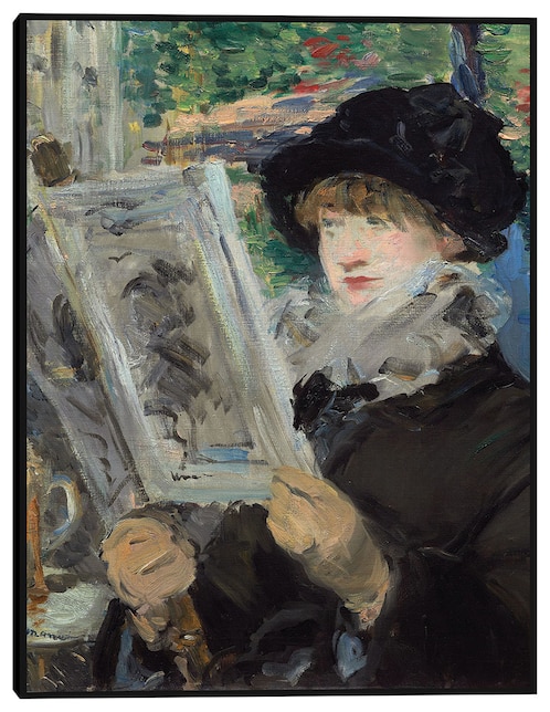 Cuadro decorativo Mujer leyendo (1880) técnica mixta Cuadros Jr Gente