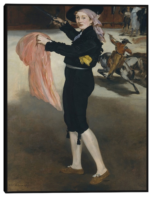 Cuadro decorativo Señorita V. . . con el traje de espada (1862) técnica mixta Gente 1