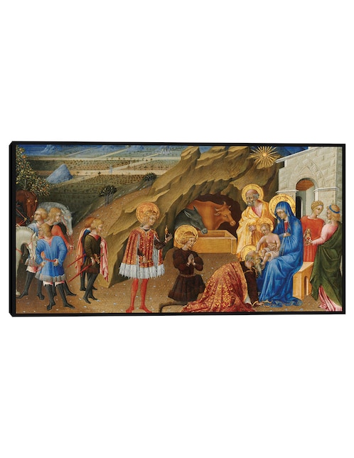 Cuadro decorativo La Adoración de los Magos c. 1450 técnica mixta Cuadros Jr Figuras Celestiales
