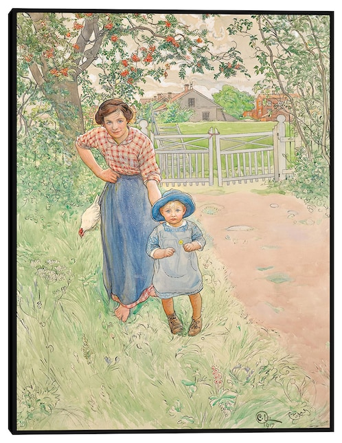 Cuadro decorativo ¡Saluda al caballero! (1917) técnica mixta Cuadros Jr Gente