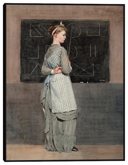 Cuadro decorativo Pizarra (1877) técnica mixta Gente 1