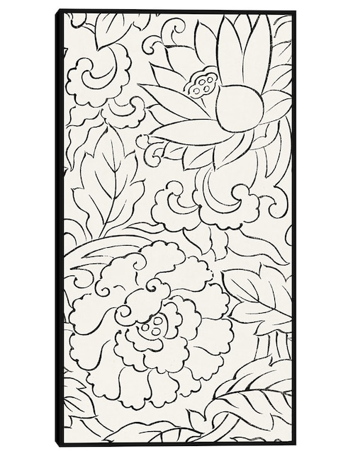 Cuadro decorativo técnica mixta Floración 1