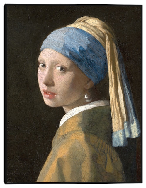 Cuadro decorativo La muchacha del pendiente de perla (c. 1665) técnica mixta Gente 1