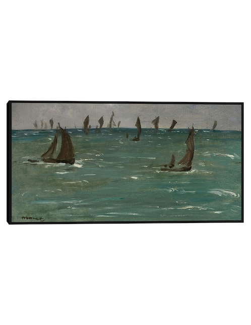 Cuadro decorativo Barcos en Berck-sur-Mer (1873) técnica mixta Navegación 1