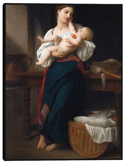 Cuadro decorativo Estrenos caricias (1901) técnica mixta Familia 1