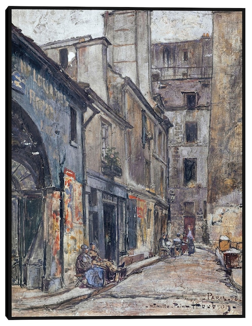 Cuadro decorativo La calle Taille-Pain (1898) técnica mixta Lugares 1