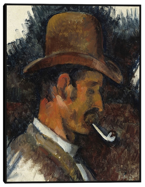 Cuadro decorativo Hombre con pipa (1892-1896) técnica mixta Retratos 1