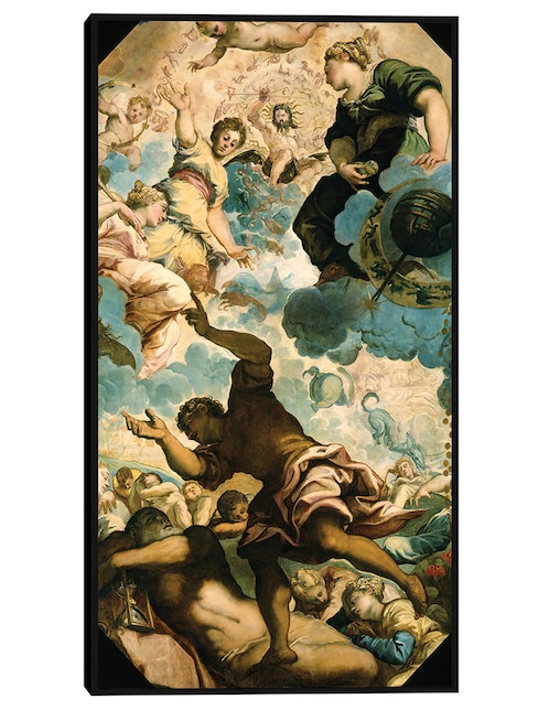 Cuadro decorativo Los sueños de los hombres (mediados del siglo XVI) técnica mixta Cuadros Jr Ángeles