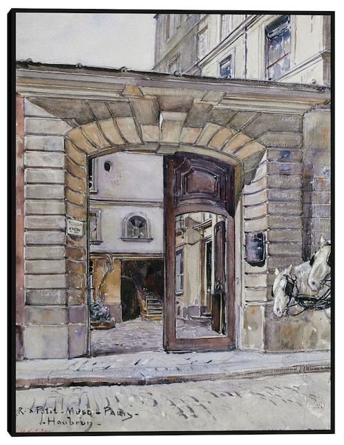 Cuadro decorativo 27, calle del Petit-Musc París (1895 – 1905) técnica mixta Lugares 1