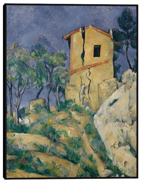 Cuadro decorativo La casa de las paredes agrietadas (1892-1894) técnica mixta Caminos 1