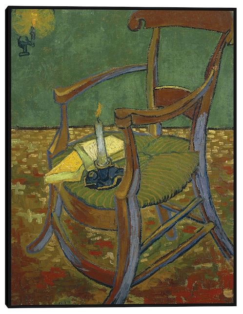 Cuadro decorativo La silla de Gauguin (1888) técnica mixta Objetos 1