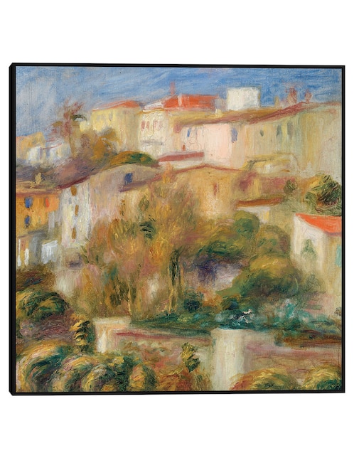 Cuadro decorativo Casas en una colina (Groupe de maisons sur un coteau) (1908) técnica mixta Cuadros Jr Campos