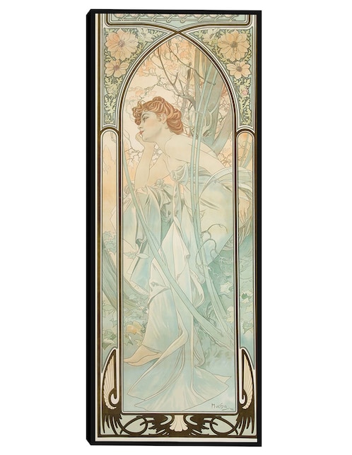 Cuadro decorativo Ensueño nocturno, de Times of Day (1899) técnica mixta Gente 1
