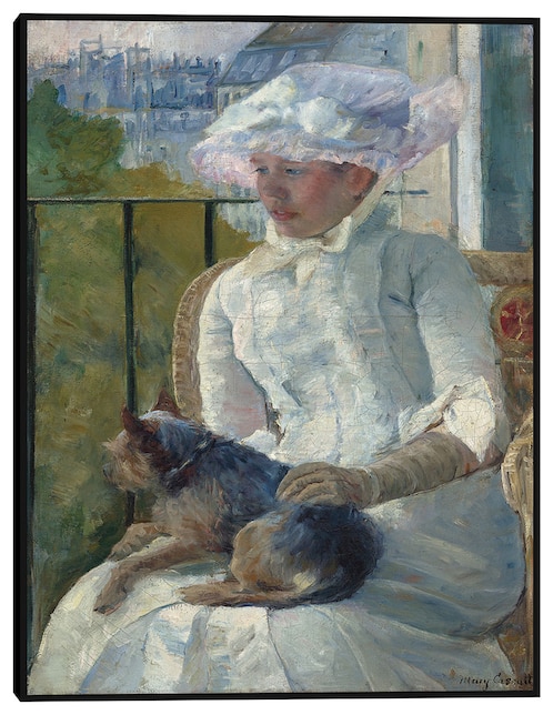 Cuadro decorativo Niña junto a una ventana (c 1883-1884) técnica mixta Retratos 1