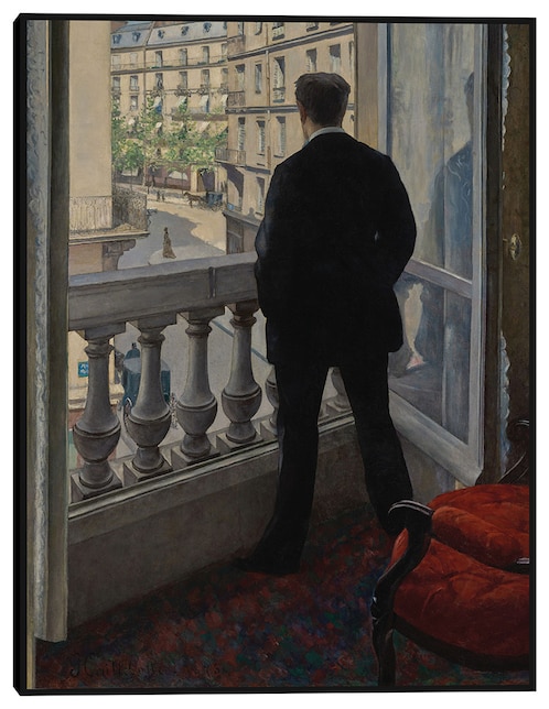 Cuadro decorativo Joven en su ventana (1876) técnica mixta Retratos 1