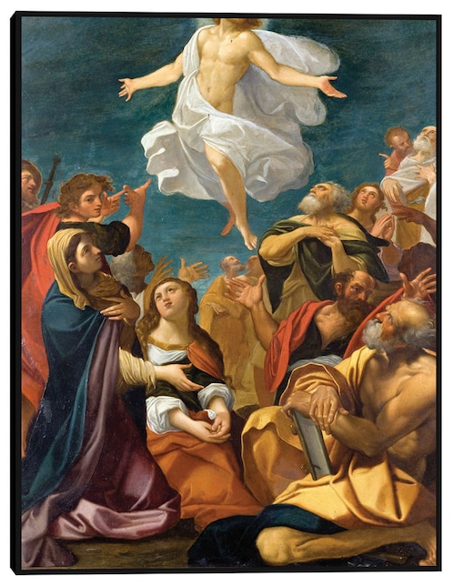 Cuadro decorativo Ascensión de Cristo (hacia 1640) técnica mixta Figuras Celestiales 1