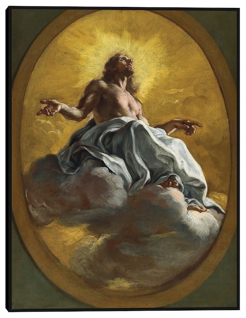 Cuadro decorativo Cristo en gloria técnica mixta Cuadros Jr Figuras Celestiales