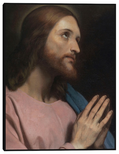 Cuadro decorativo Cabeza de Cristo (1849) técnica mixta Figuras Celestiales 1