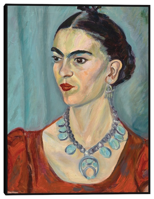 Cuadro decorativo Frida Khalo (1933) técnica mixta Cuadros Jr Gente