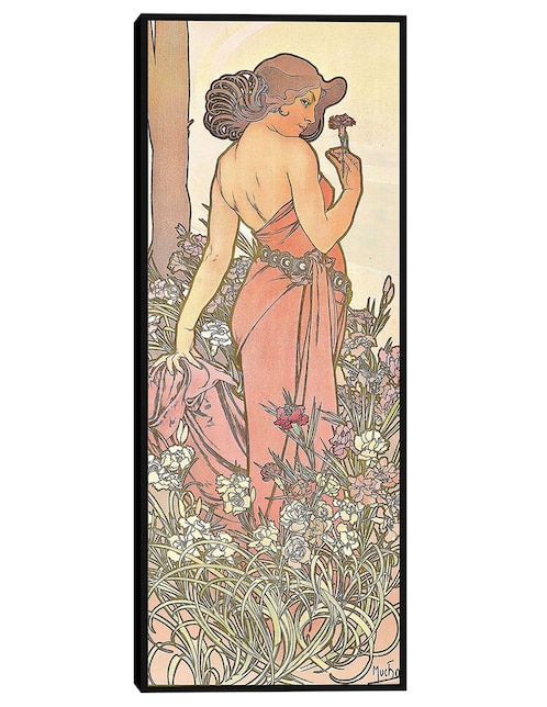 Cuadro decorativo El clavel (1897) técnica mixta Obras 1