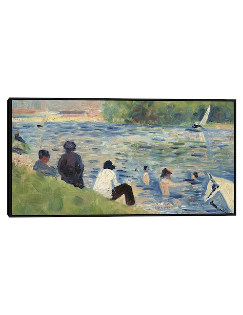 Cuadro decorativo Bañistas (Estudio para bañistas en Asnières) (1883-1884) técnica mixta Gente 1