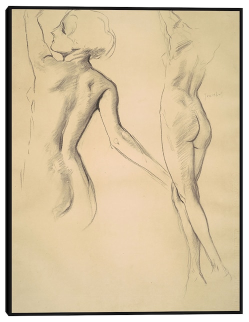 Cuadro decorativo Estudios para 'Figuras danzantes' (1919-1920) técnica mixta Cuadros Jr Siluetas