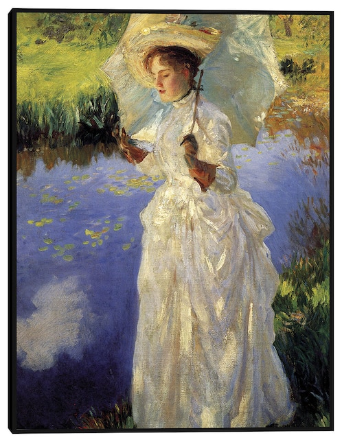 Cuadro decorativo Paseo matutino (1888) técnica mixta Gente 1