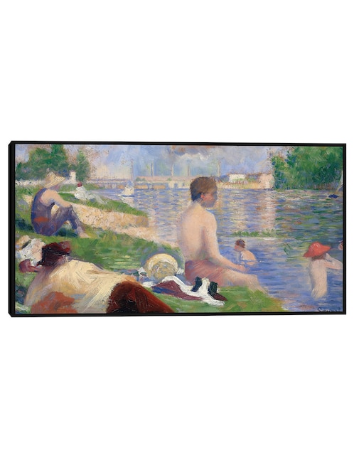 Cuadro decorativo Estudio final para “Bañistas en Asnières” (1883) técnica mixta Cuadros Jr Gente
