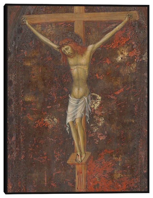 Cuadro decorativo Cristo en la cruz c. 1380/1390 técnica mixta Figuras Celestiales 1
