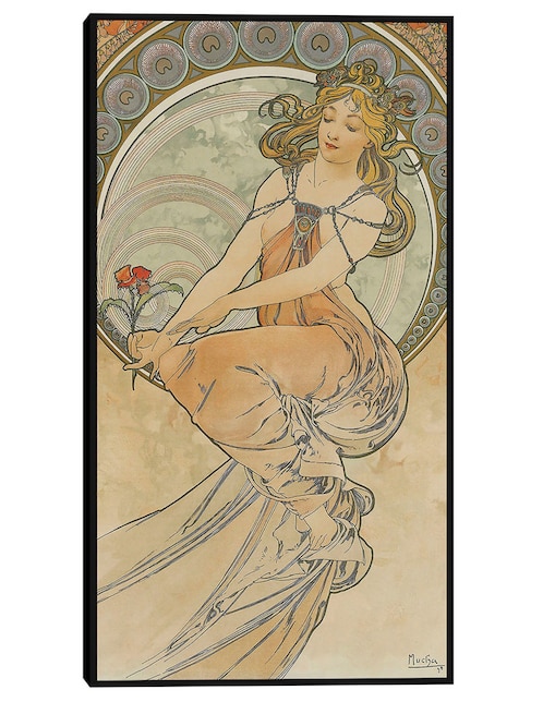 Cuadro decorativo Las artes 3 (1898) técnica mixta Cuadros Jr Obras