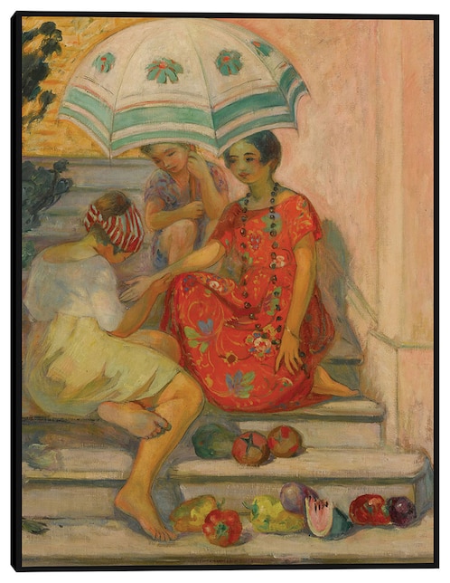 Cuadro decorativo El diseño de buena aventura, sainte-maxime (1914) técnica mixta Gente 1
