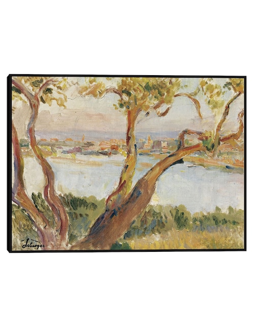 Cuadro decorativo Vista de Antibes técnica mixta Cuadros Jr Lagos