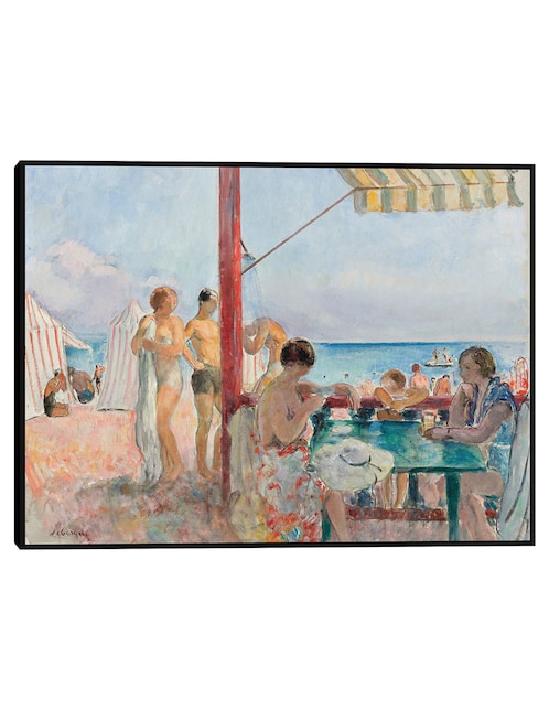 Cuadro decorativo El chiringuito (1923-25) técnica mixta Playas 1