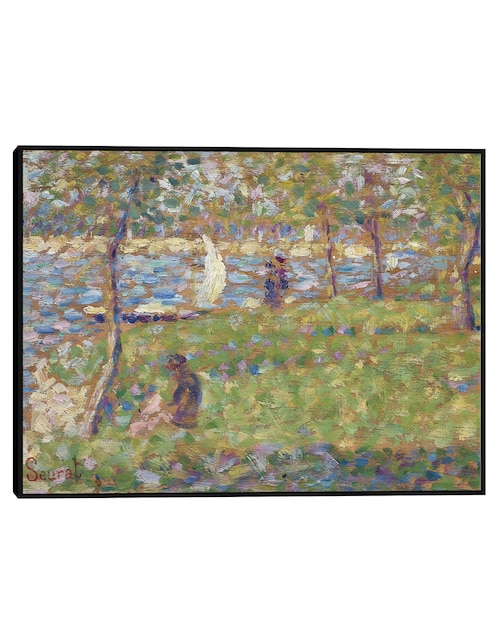 Cuadro decorativo Estudio para La Grande Jatte (1884-1885) técnica mixta Cuadros Jr Lagos