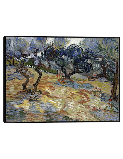 Cuadro decorativo Olivos técnica mixta Campos 1